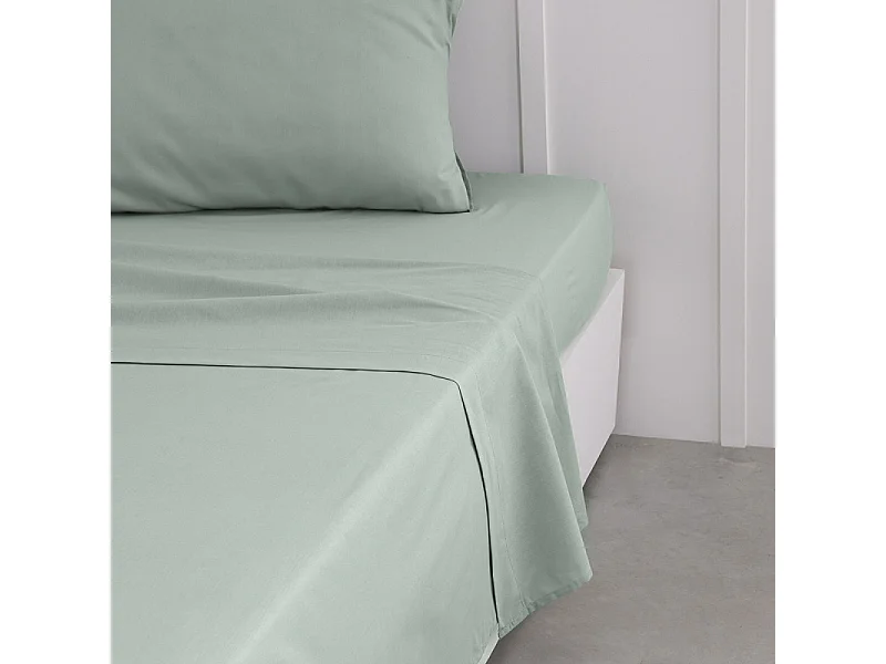 100% katoenen aanrechtblad met een draaddichtheid en een draaddichtheid van 144 stuks, in effen kleuren. Turkoois 180x270cm