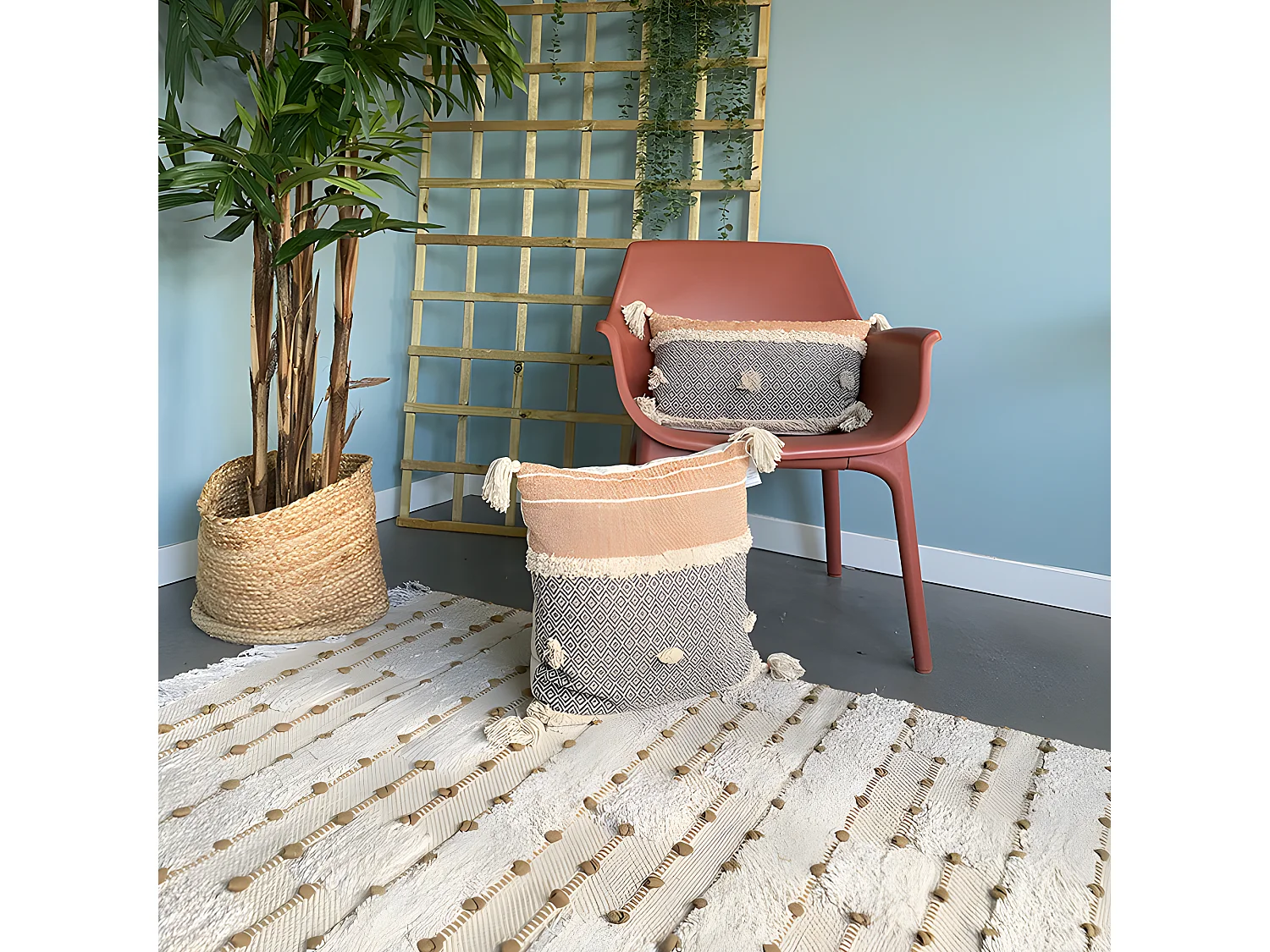 Pima 30x50 Terracotta Katoenen Kussenhoes