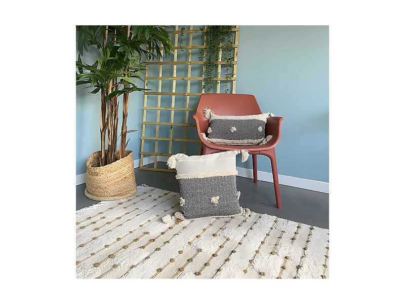 Pima Katoenen Kussenhoes 30x50 Bruin