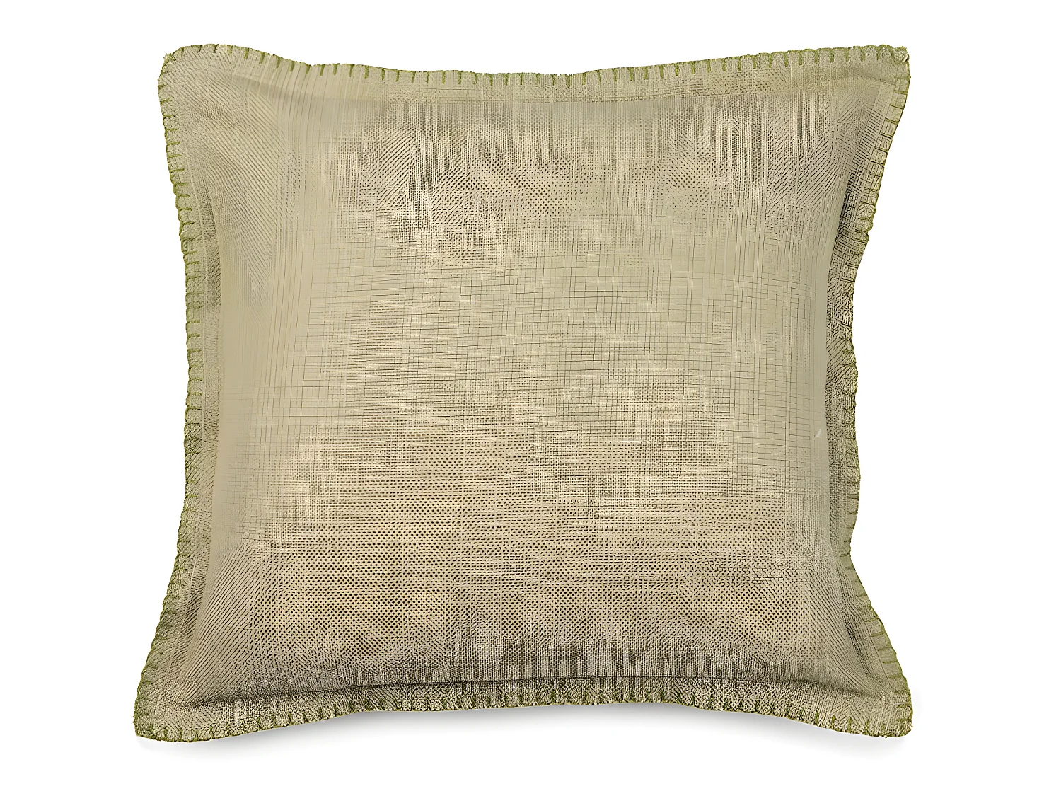 Lea Katoenen Kussenhoes 45x45 Olijfgroen