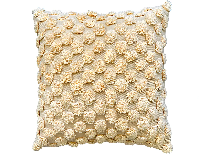 Fodera per cuscino in cotone Mevak 60x60 pesca