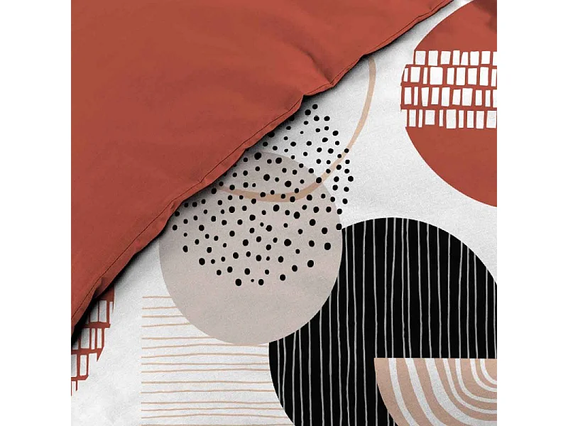 Parure de Lit 3 Pièces "Twistine" 260x240cm Blanc