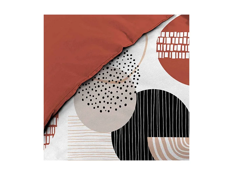 Parure de Lit 3 Pièces "Twistine" 260x240cm Blanc