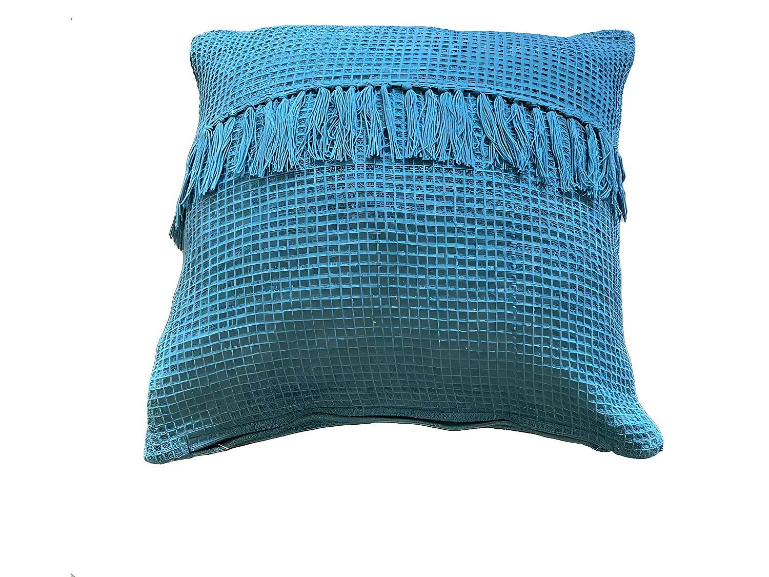 Fodera per cuscino in cotone Tawa 45x45 Blu