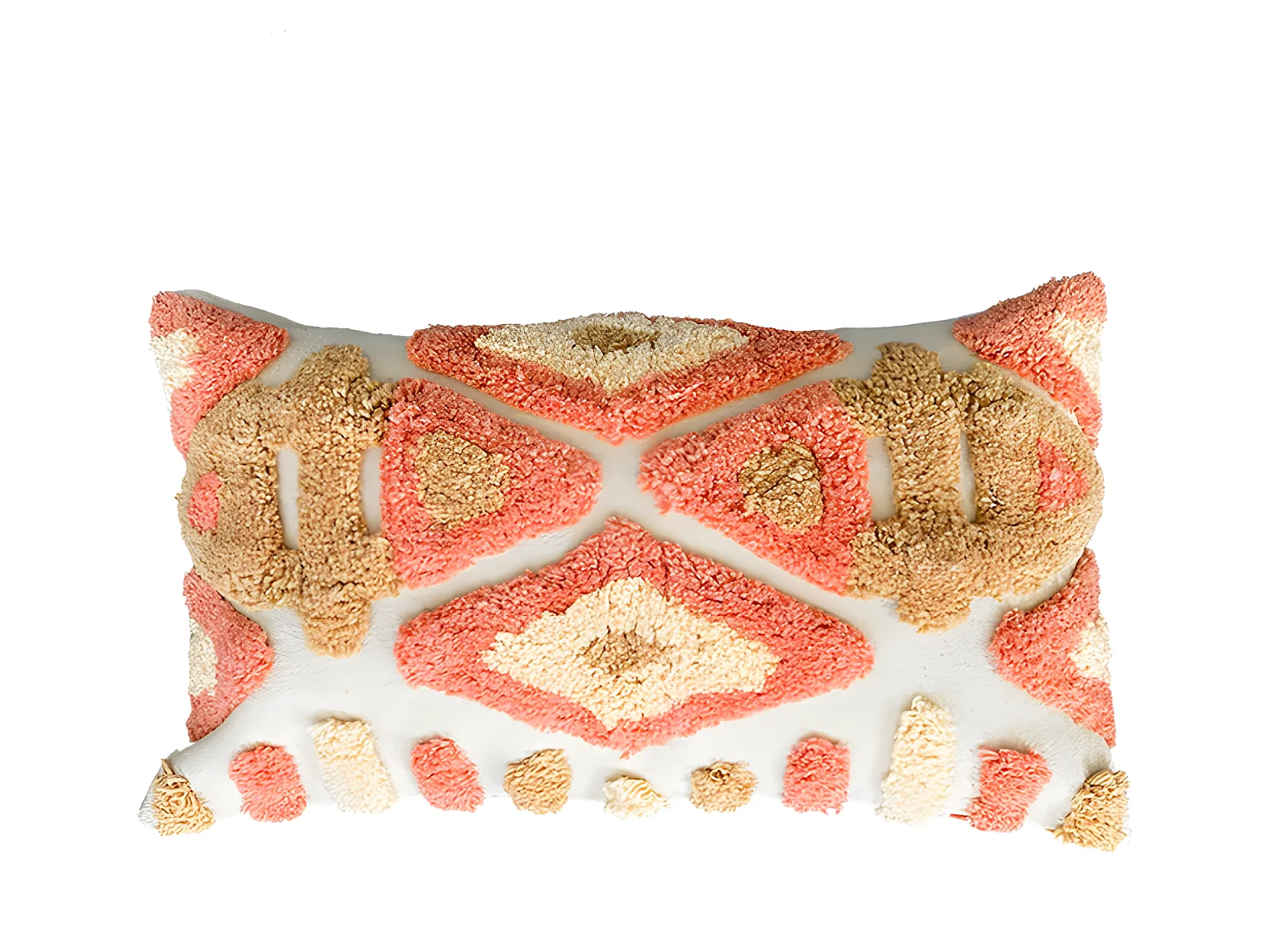 Housse de coussin en coton Aditia 30x50 Multicolore