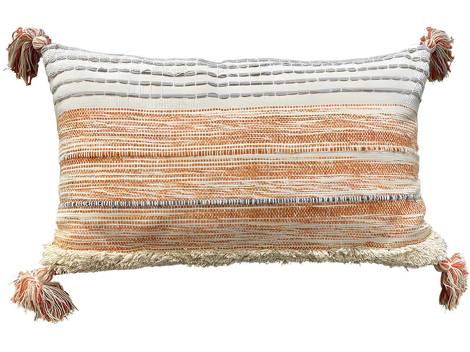 Fodera per Cuscino Indy Cotone 30x50 Terracotta