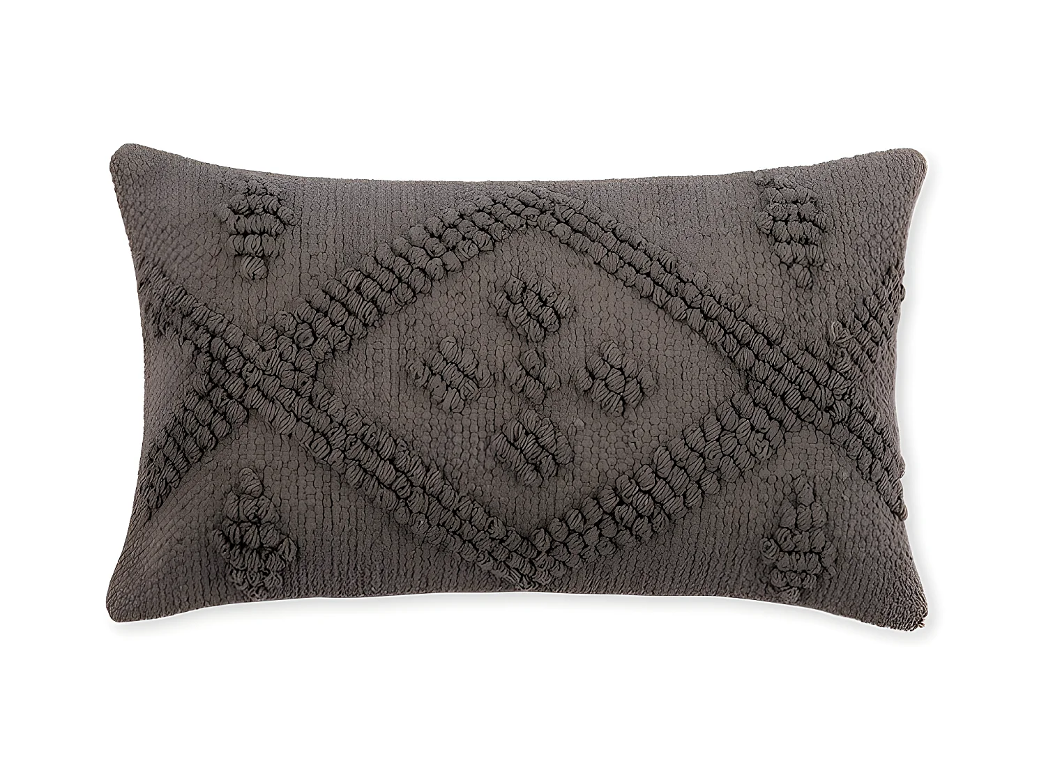 Housse de coussin en coton roseau 30x50 Marengo