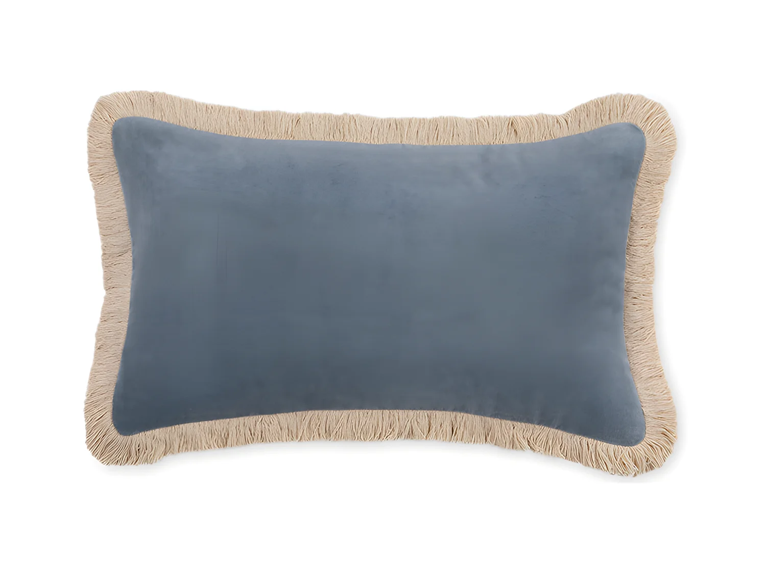 Housse de coussin en velours de coton velours 30x50 Bleu