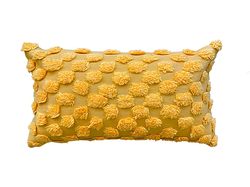 Funda de cojín de algodón Mevak 30x50 Albaricoque