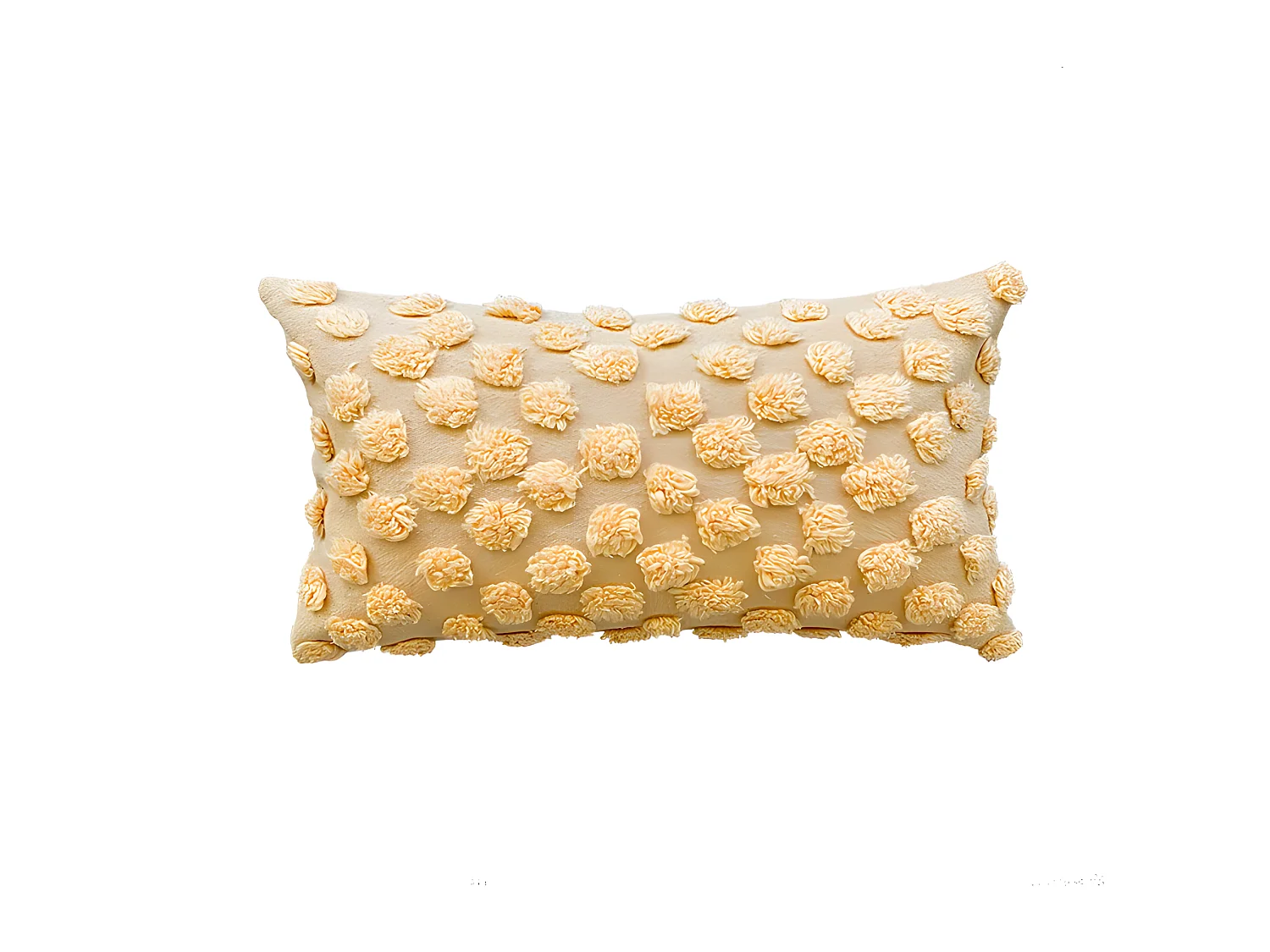 Housse de coussin en coton Mevak 30x50 Pêche