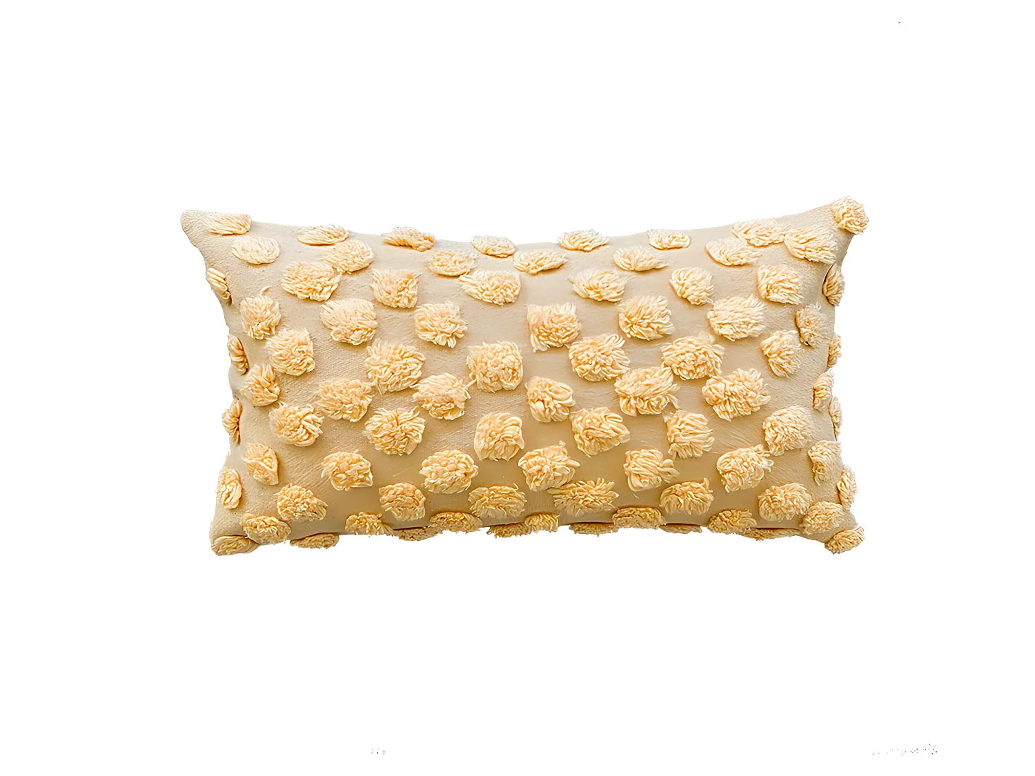 Housse de coussin en coton Mevak 30x50 Pêche