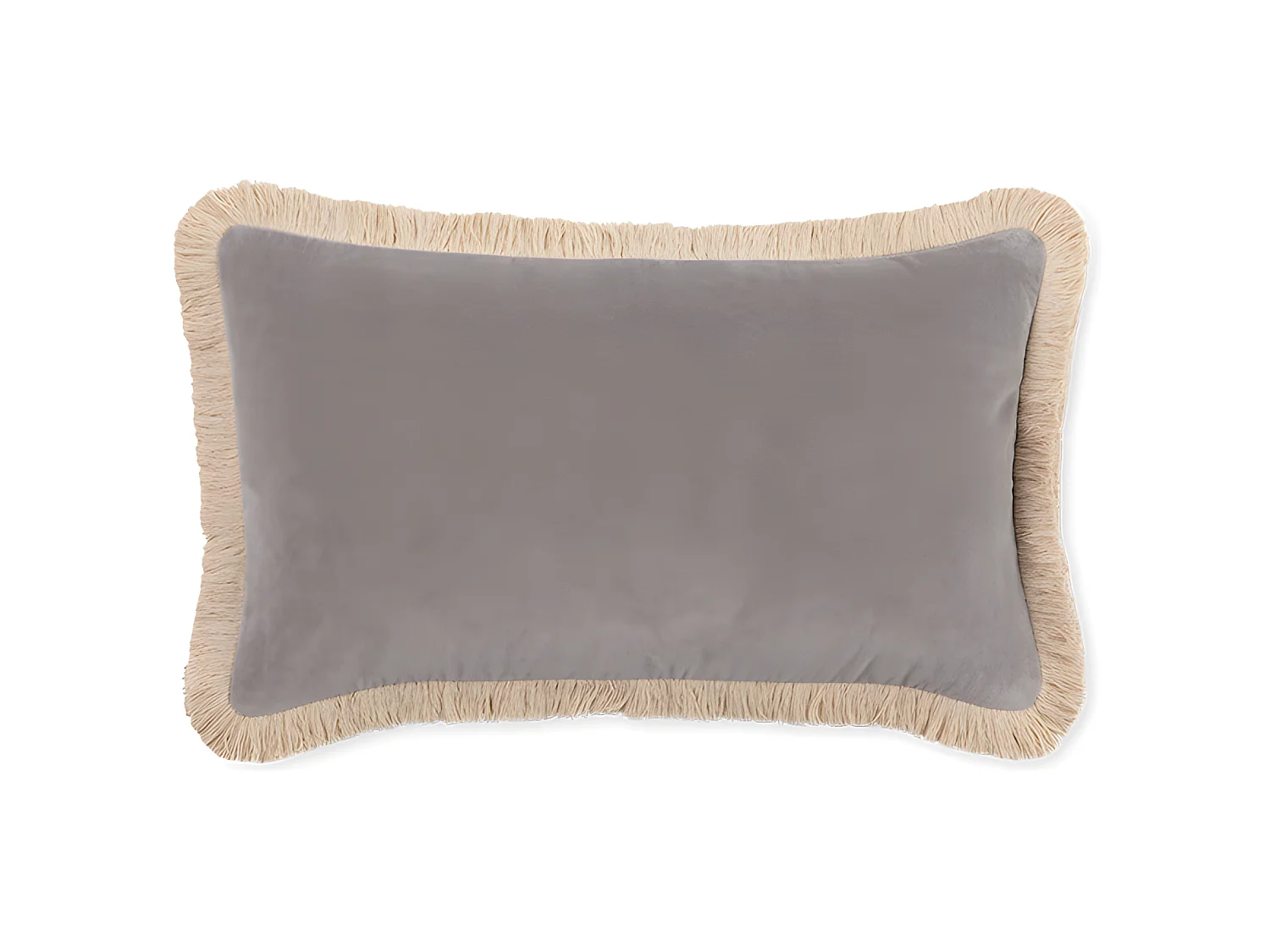 Housse de coussin en velours de coton velours 30x50 Marengo