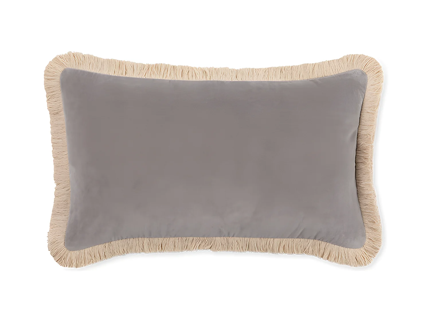 Housse de coussin en velours de coton velours 30x50 Marengo