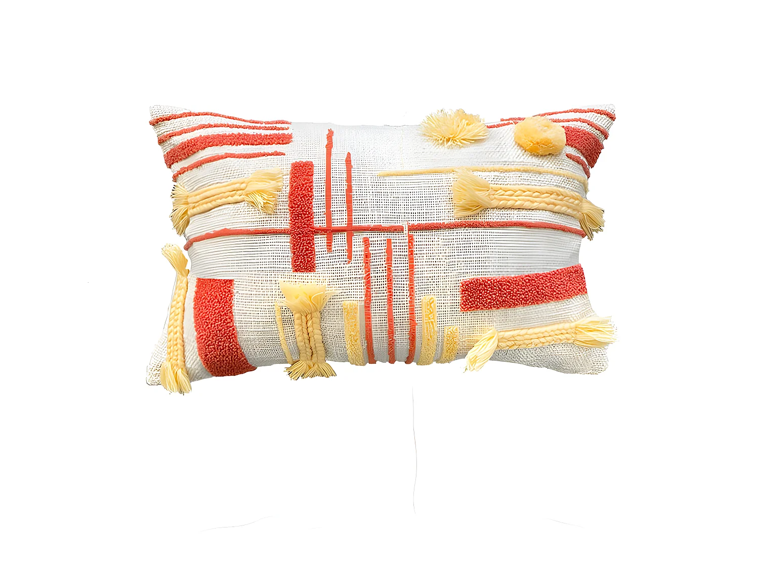 Housse de coussin en coton Asura 30x50 Multicolore