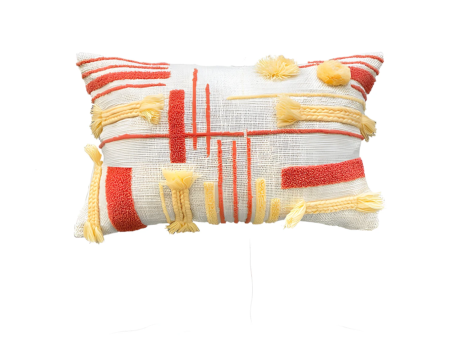 Housse de coussin en coton Asura 30x50 Multicolore