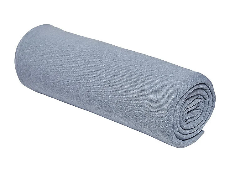 Sábana bajera ajustable de punto de algodón Jersey Cotton. Denim 135/150x200cm