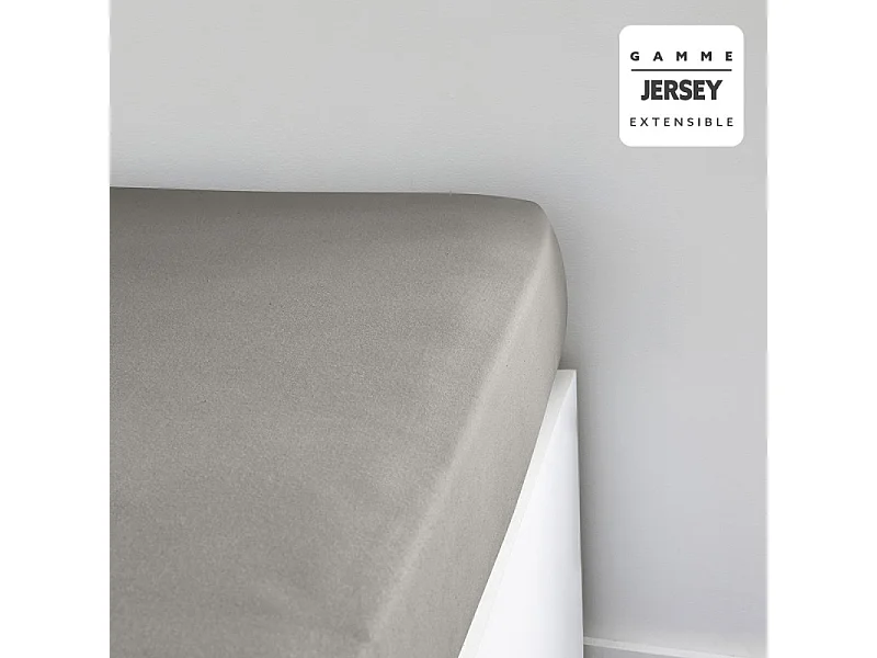 Hoeslaken van katoenen jersey Jersey Cotton. Linnen 160/180x200cm