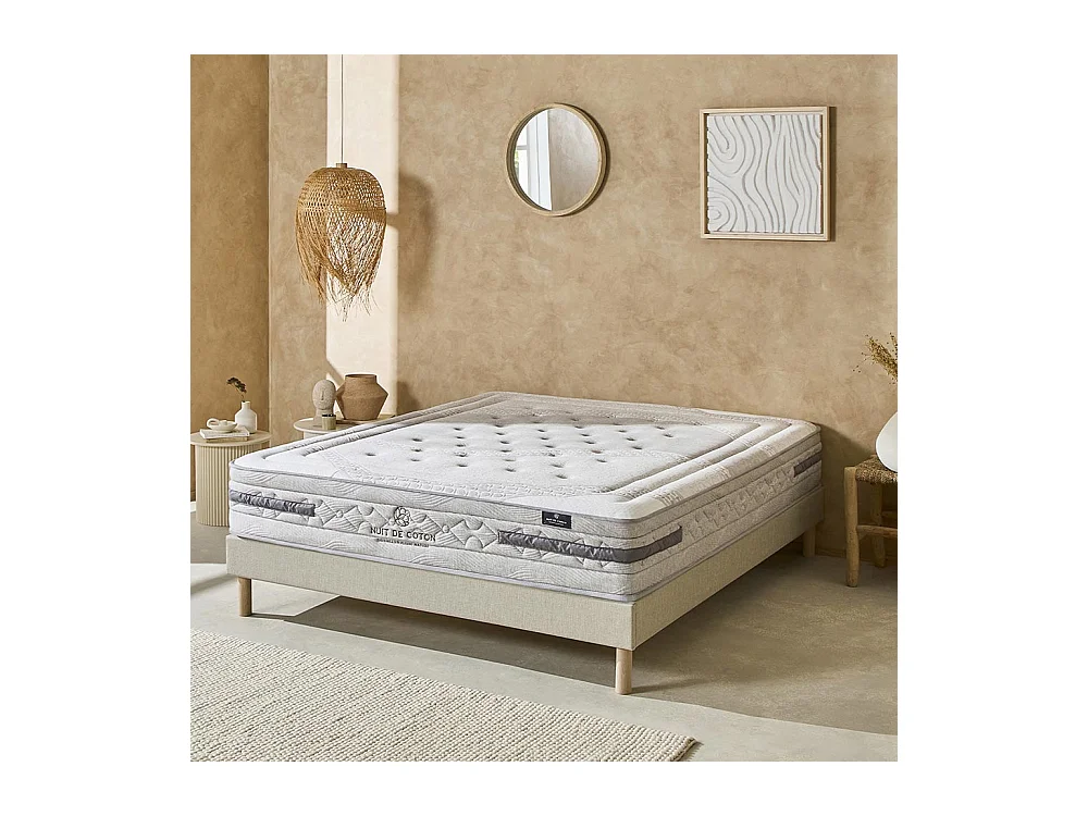 NUIT DE COTON | Matelas SERENADE 180x200 cm | Ressorts ensachés