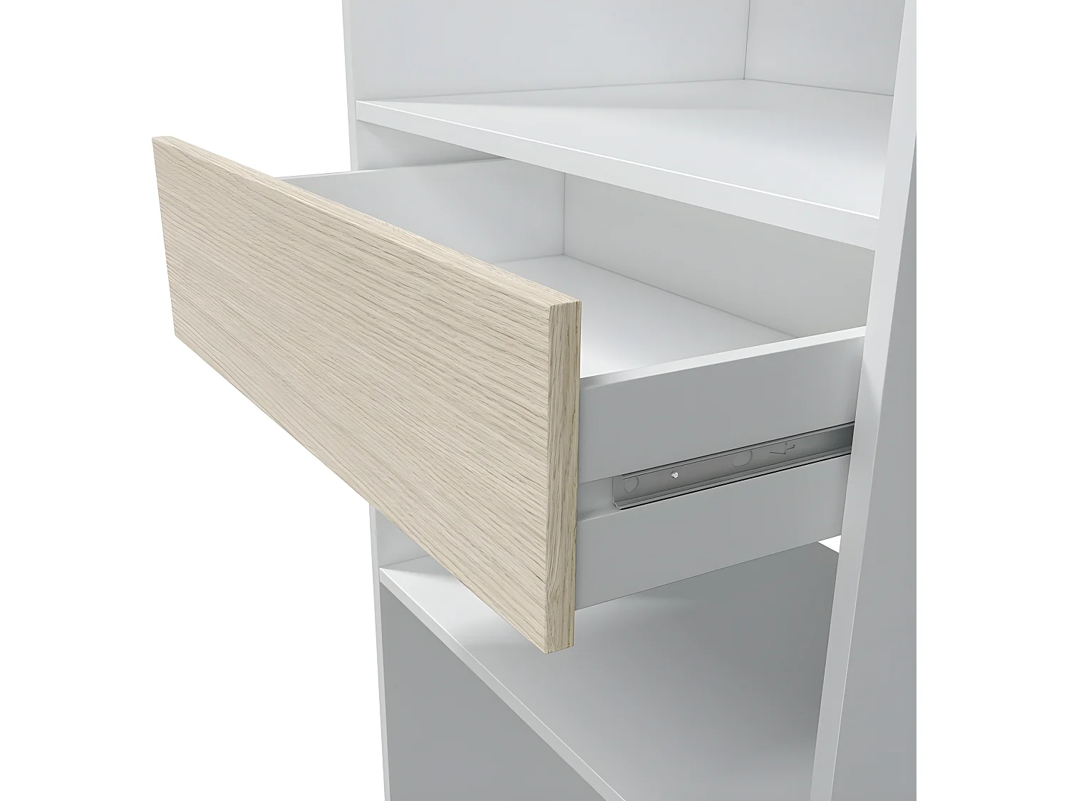 Armoire dressing avec étagère de 60 cm et 2 penderies - DRESIO