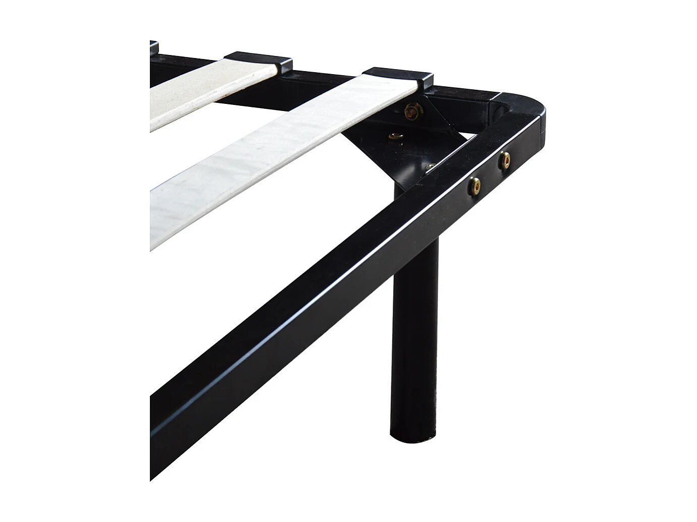 Zwarte lattenbodem op poten 160x200 cm Somkit