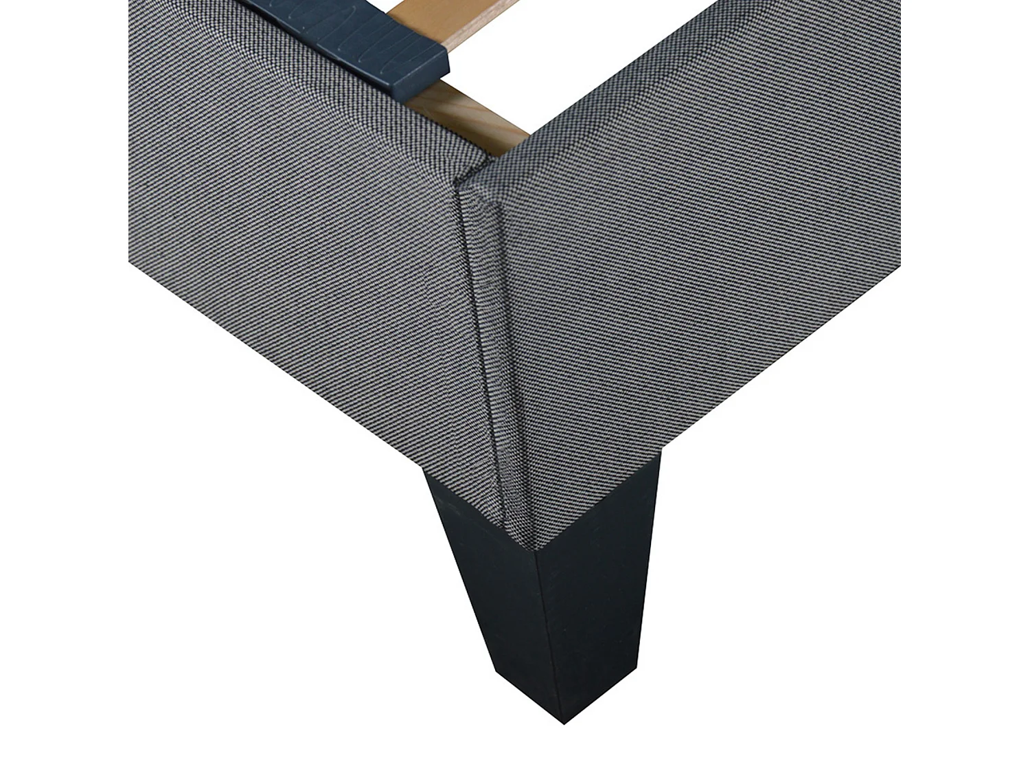 OLYMPE LITERIE | Sommier à lattes en bois ERGOSTAR 90x190 cm | Coloris Gris clair | Livré en kit