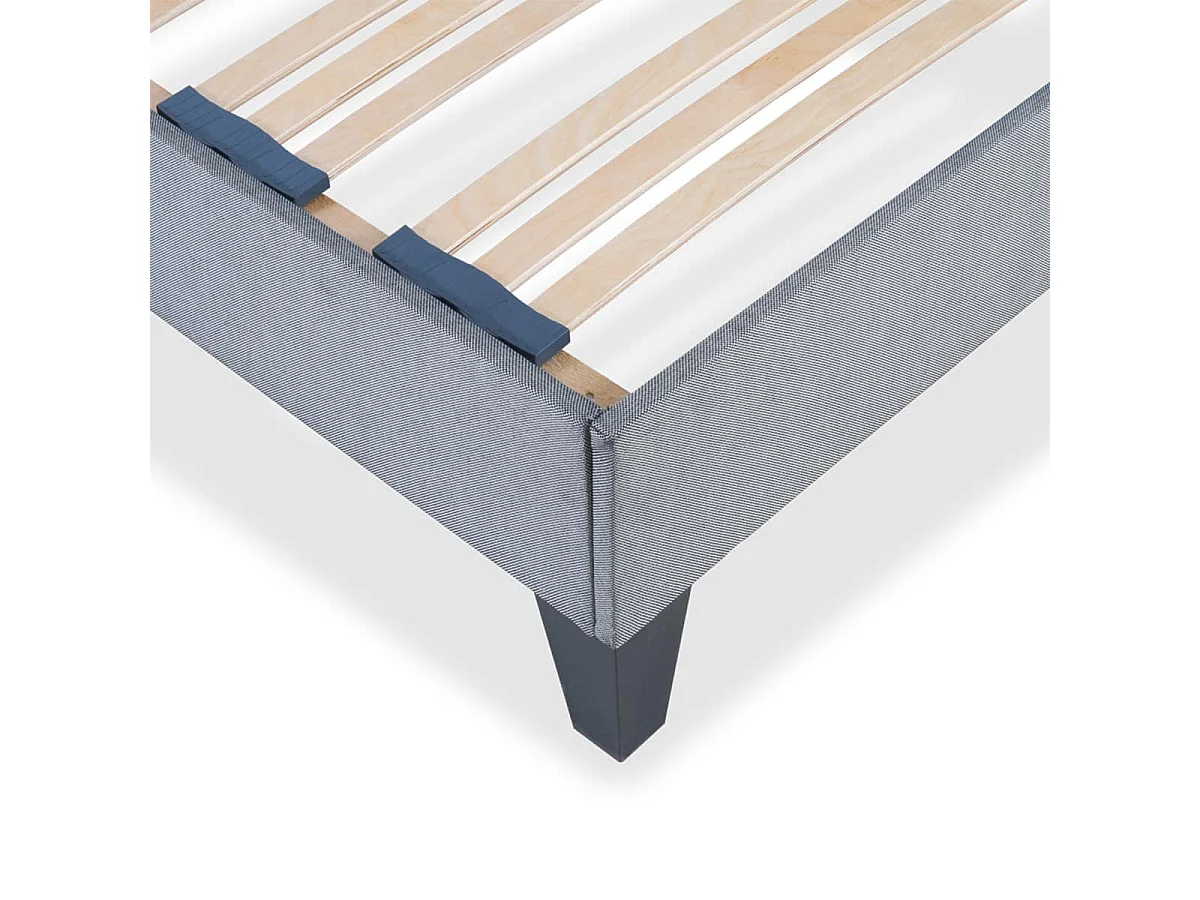 OLYMPE LITERIE | Sommier à lattes en bois ERGOSTAR 90x190 cm | Coloris Gris clair | Livré en kit