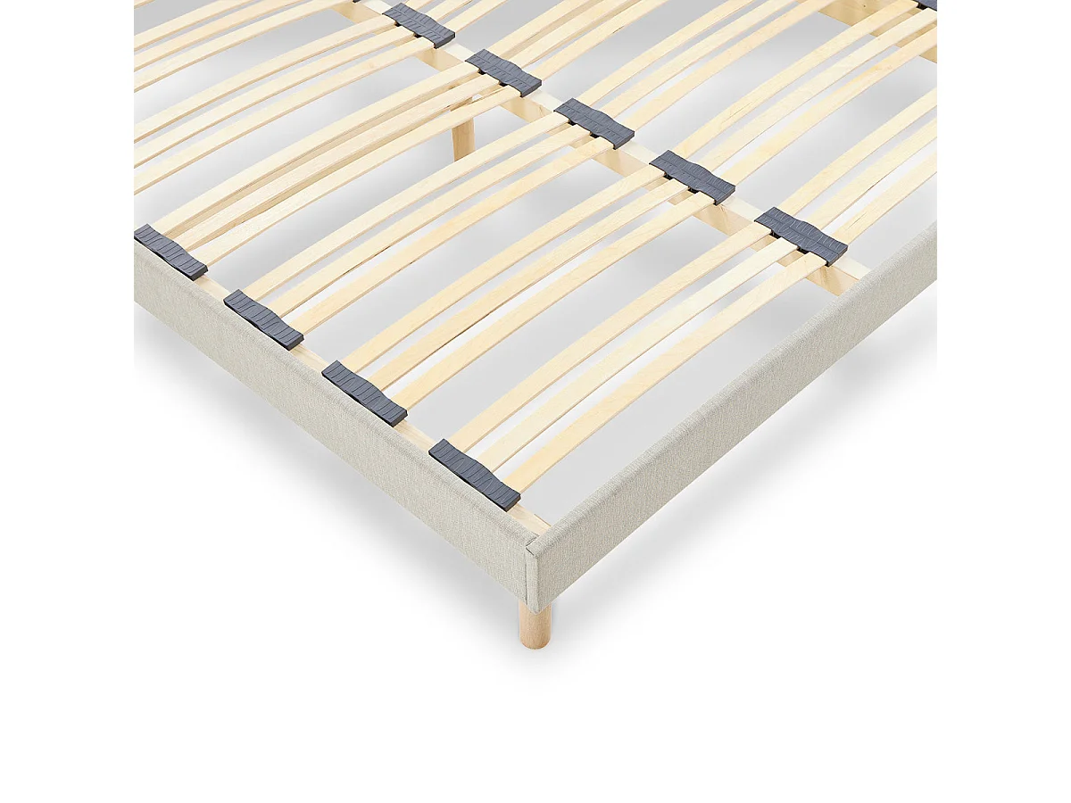 Sommier à lattes en bois LINO - Livré en kit