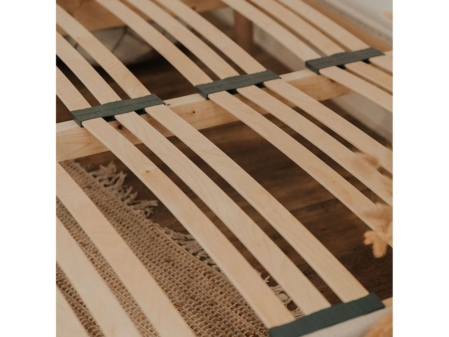 Sommier à lattes en bois LINO - Livré en kit