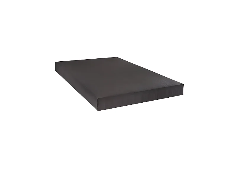 BELLECOUR LITERIE | Sommier tapissier CONSTANTINE 140x190 cm | Epaisseur 18 cm | Gris anthracite (pieds non inclus)