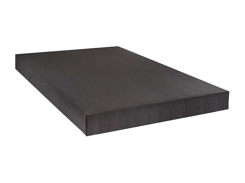 BELLECOUR LITERIE | Sommier tapissier CONSTANTINE 140x190 cm | Epaisseur 18 cm | Gris anthracite (pieds non inclus)
