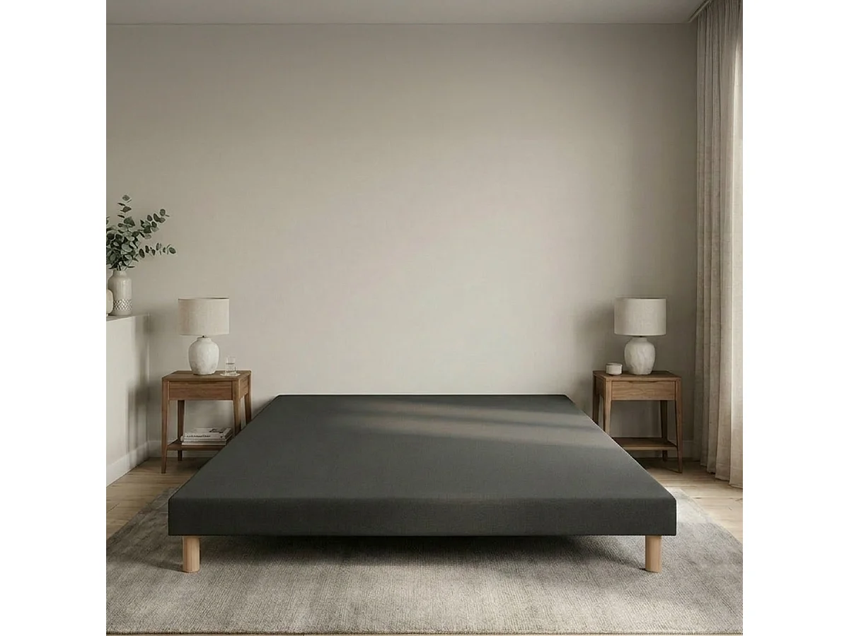 Sommier tapissier Tissu Capucine