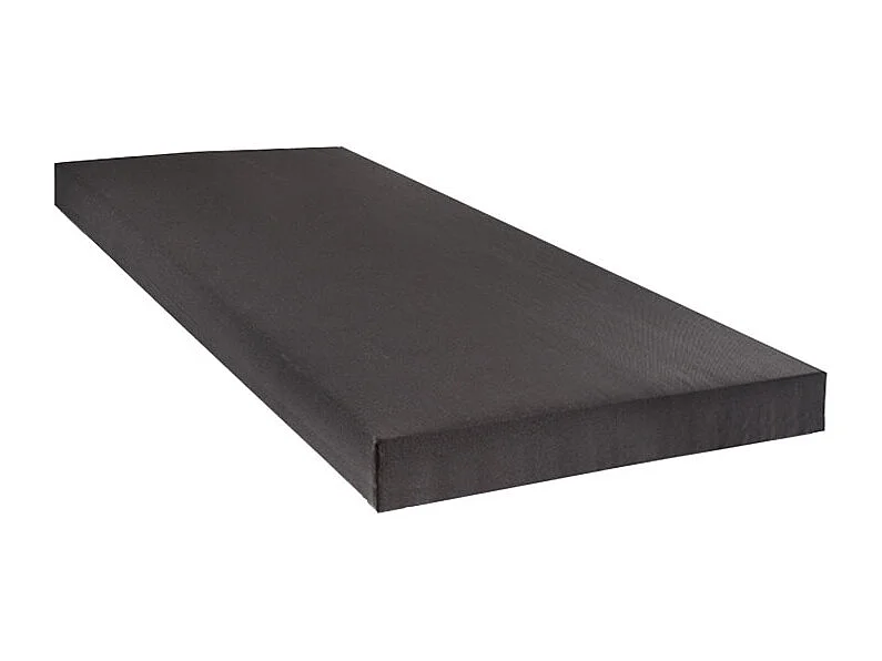 BELLECOUR LITERIE | Sommier tapissier CAPUCINE 90x200 cm | Epaisseur 13 cm | Gris anthracite (pieds non inclus)