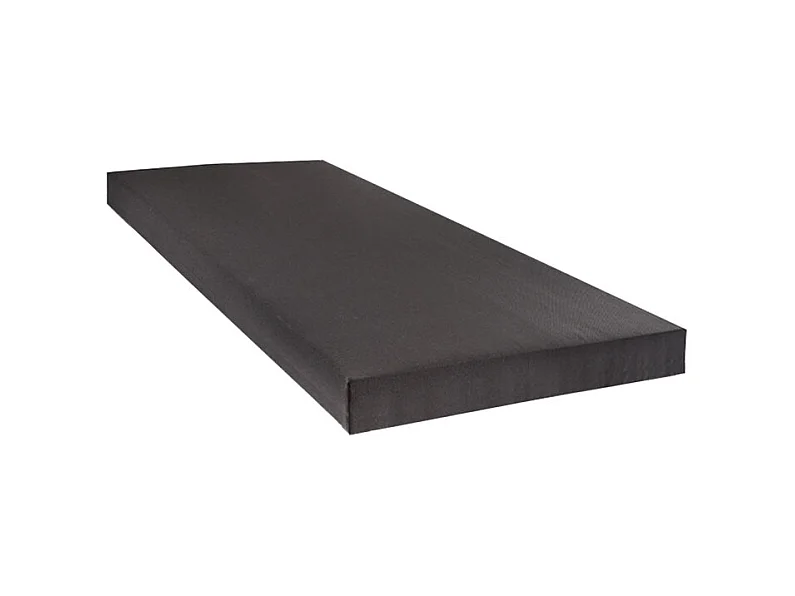 BELLECOUR LITERIE | Sommier tapissier CAPUCINE 90x200 cm | Epaisseur 13 cm | Gris anthracite (pieds non inclus)