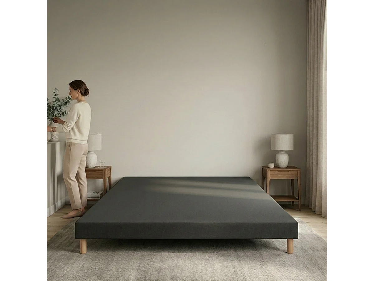 Sommier tapissier Tissu Capucine
