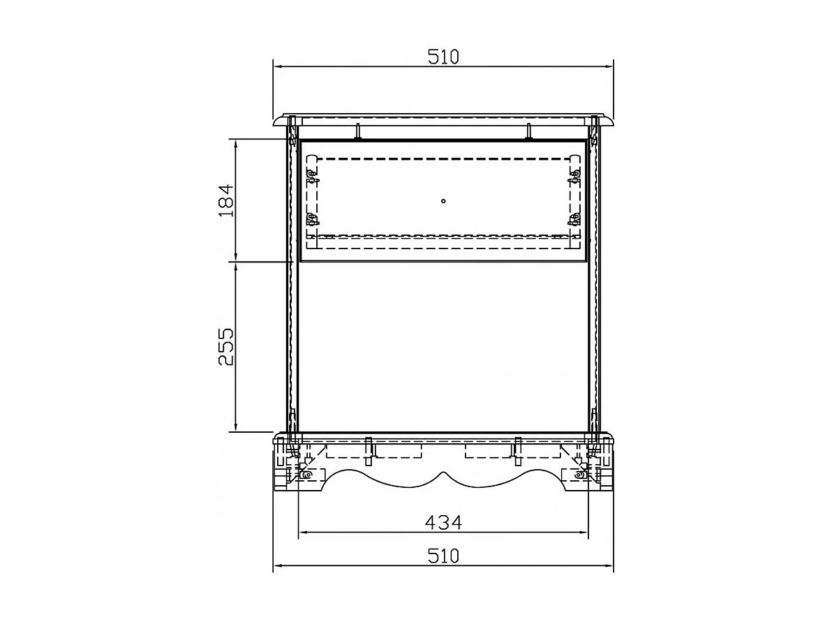 Chevet Pin Miel de Style Anglais 1 Tiroir