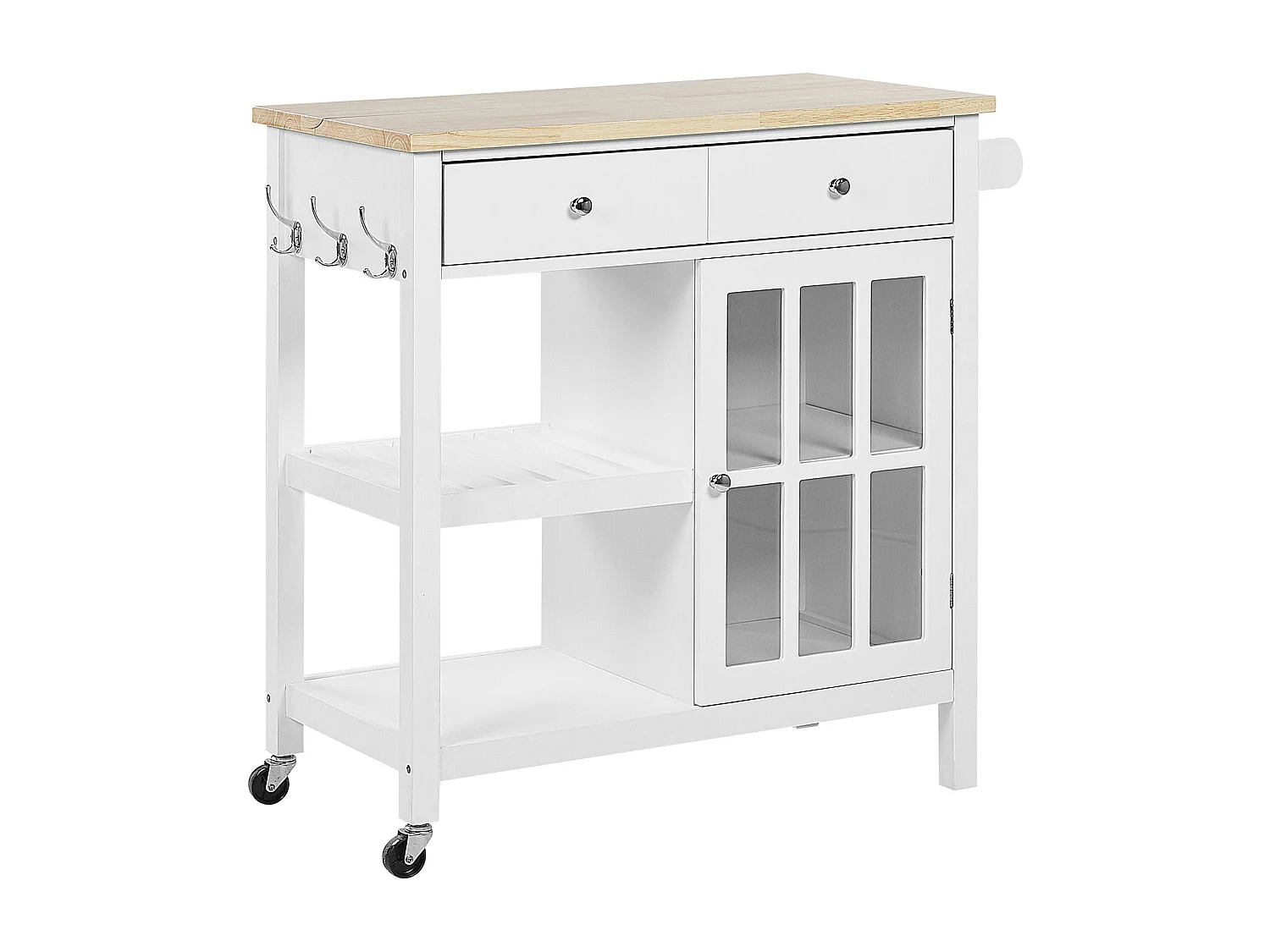 Carrito de cocina GENOA Blanco