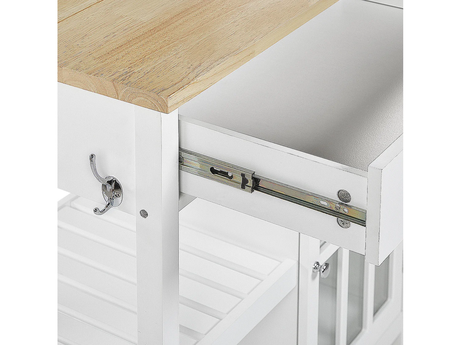 Chariot de cuisine GENOA Blanc