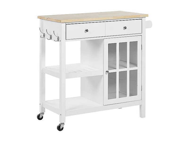 Carrello portavivande GENOA Bianco