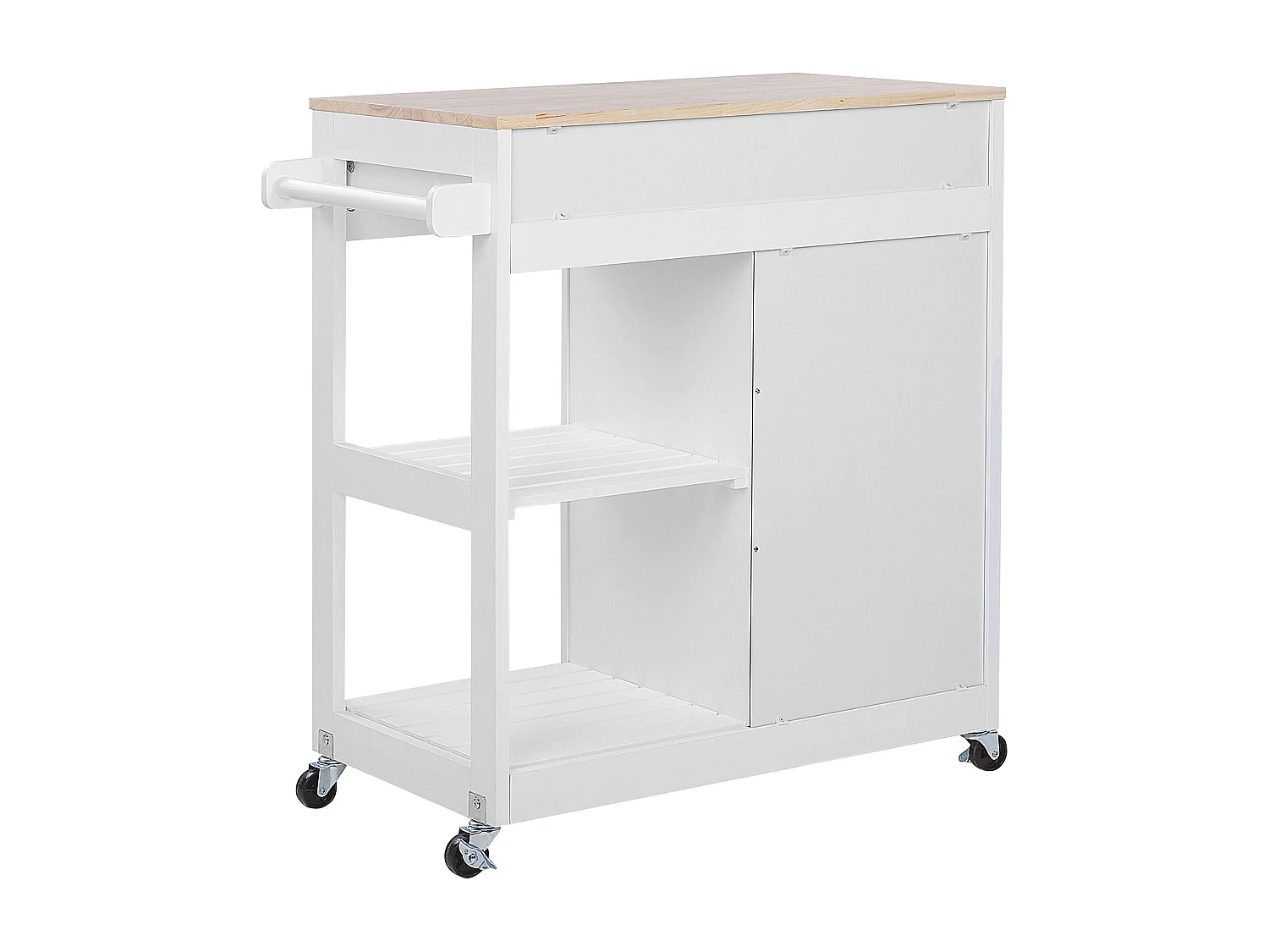 Carrito de cocina TRAPANI Blanco