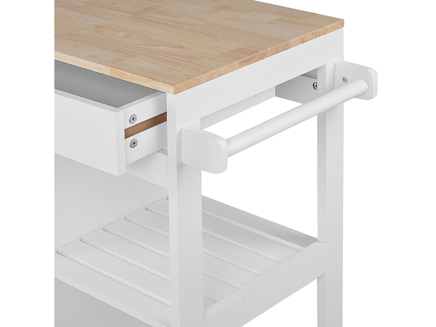 Keukentrolley TRAPANI Wit