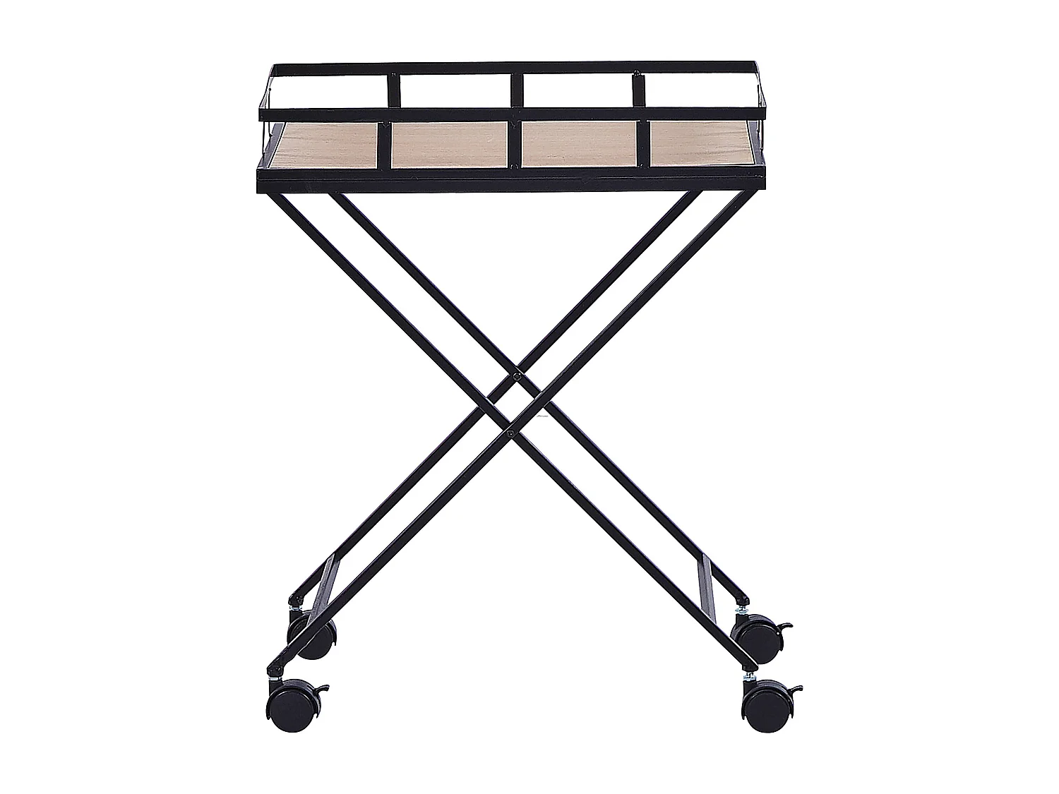 Carrito de cocina LEOTI Metal Negro