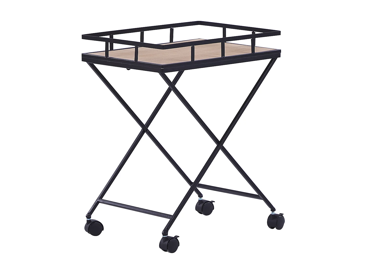 Chariot de cuisine LEOTI Métal Noir