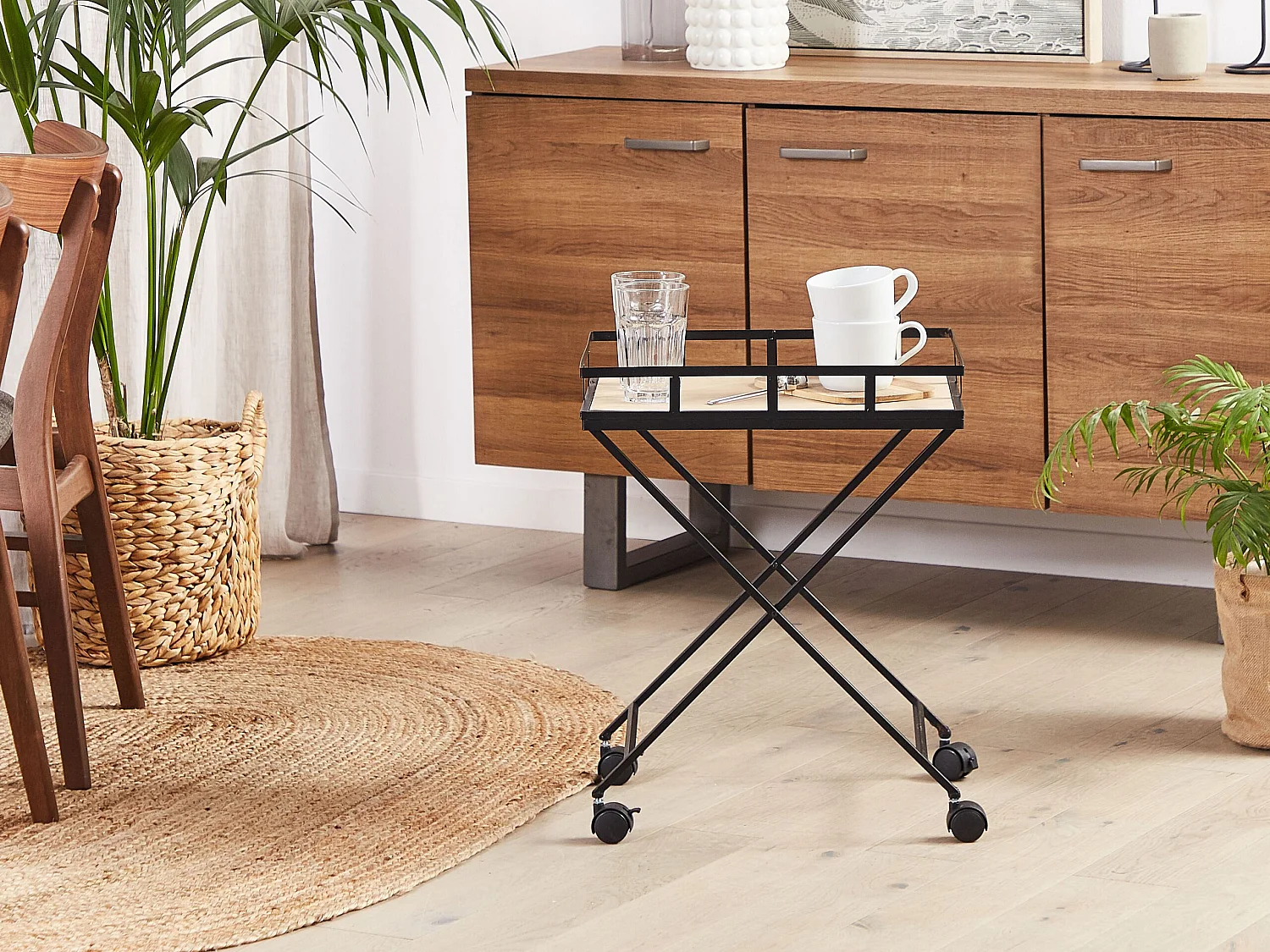 Chariot de cuisine LEOTI Métal Noir