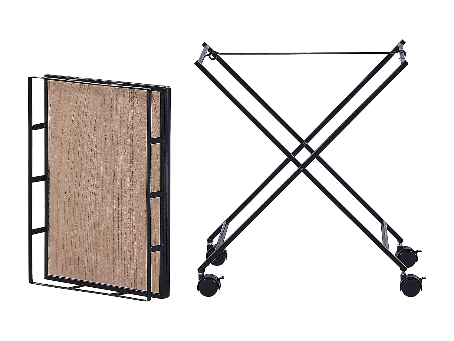 Chariot de cuisine LEOTI Métal Noir