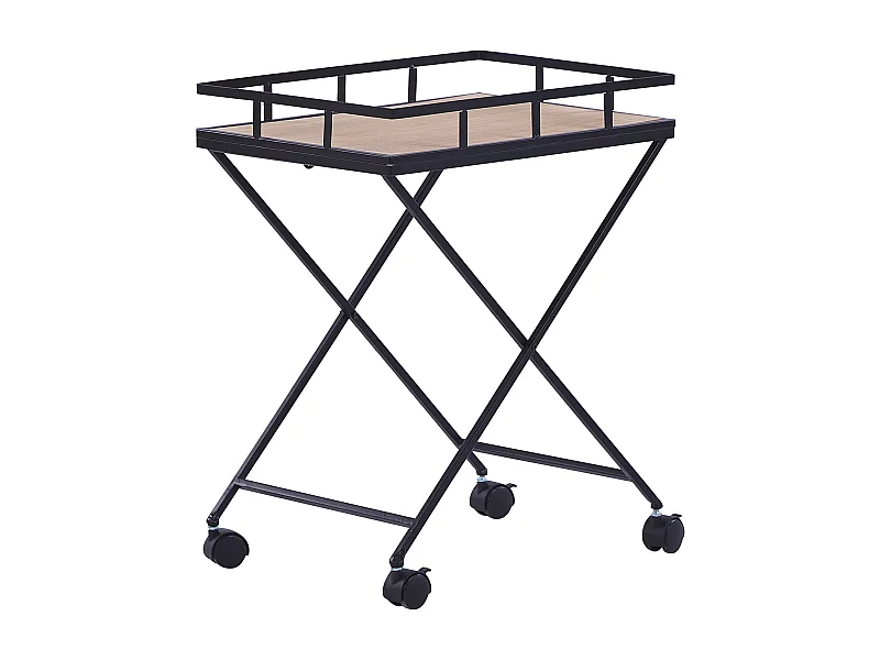 Keukentrolley LEOTI Metaal Zwart