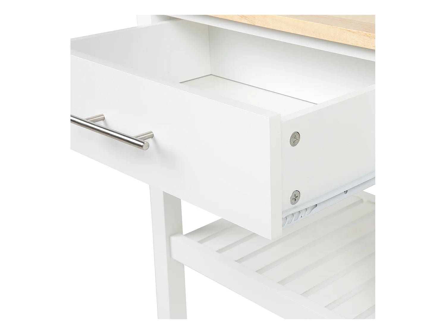 Chariot de cuisine HIUMA Bois Blanc