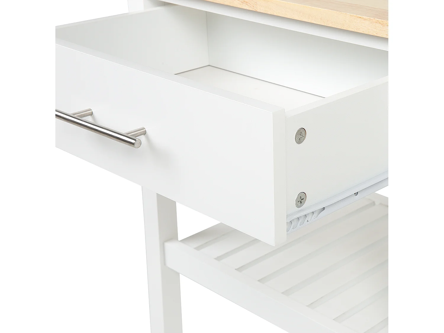 Chariot de cuisine HIUMA Bois Blanc