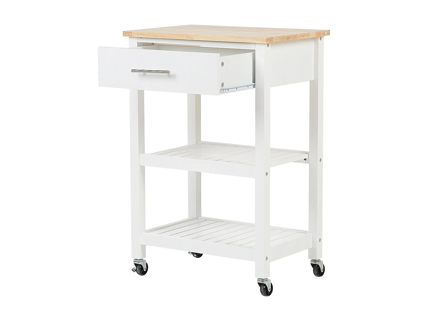 Chariot de cuisine HIUMA Bois Blanc