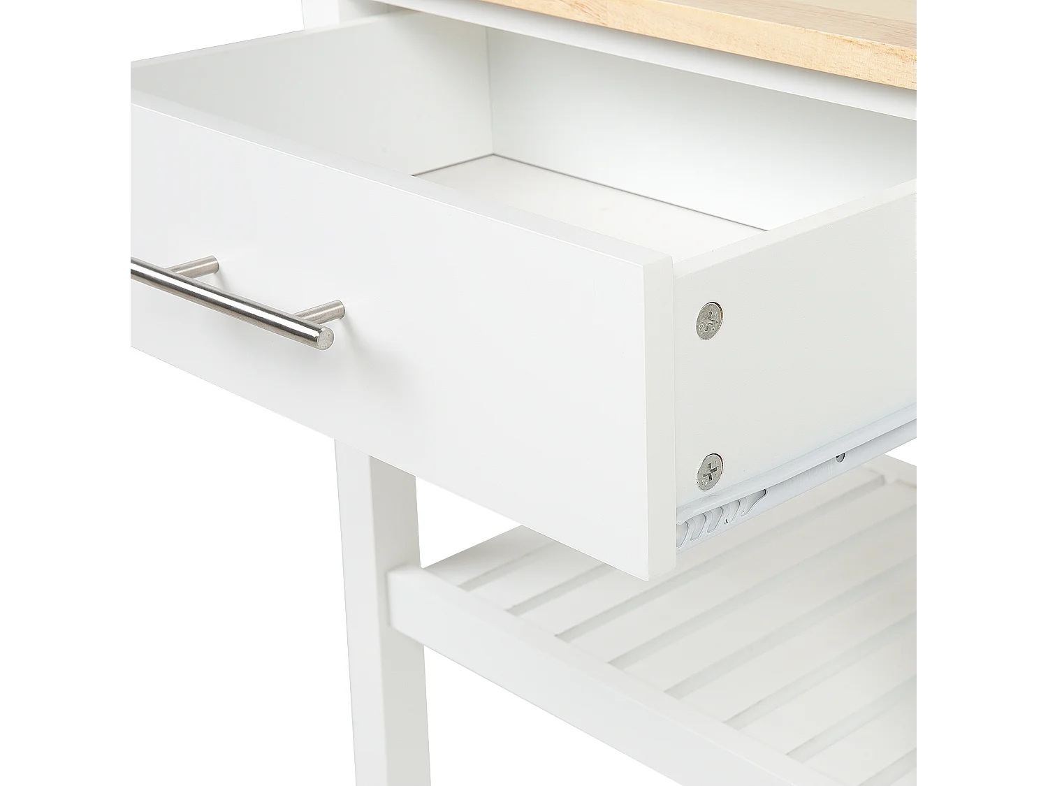 Chariot de cuisine HIUMA Bois Blanc