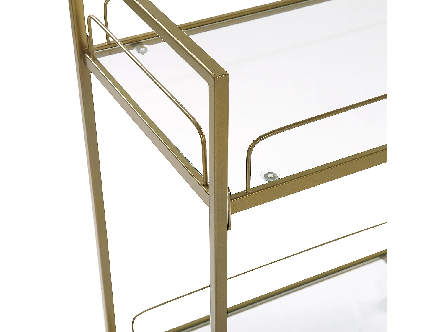 Carrinho de cozinha VENETA Metal Dourado